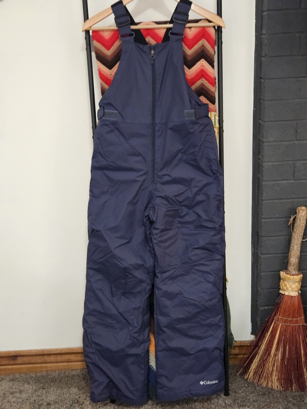 Columbia Kids Navy Snow Bibs